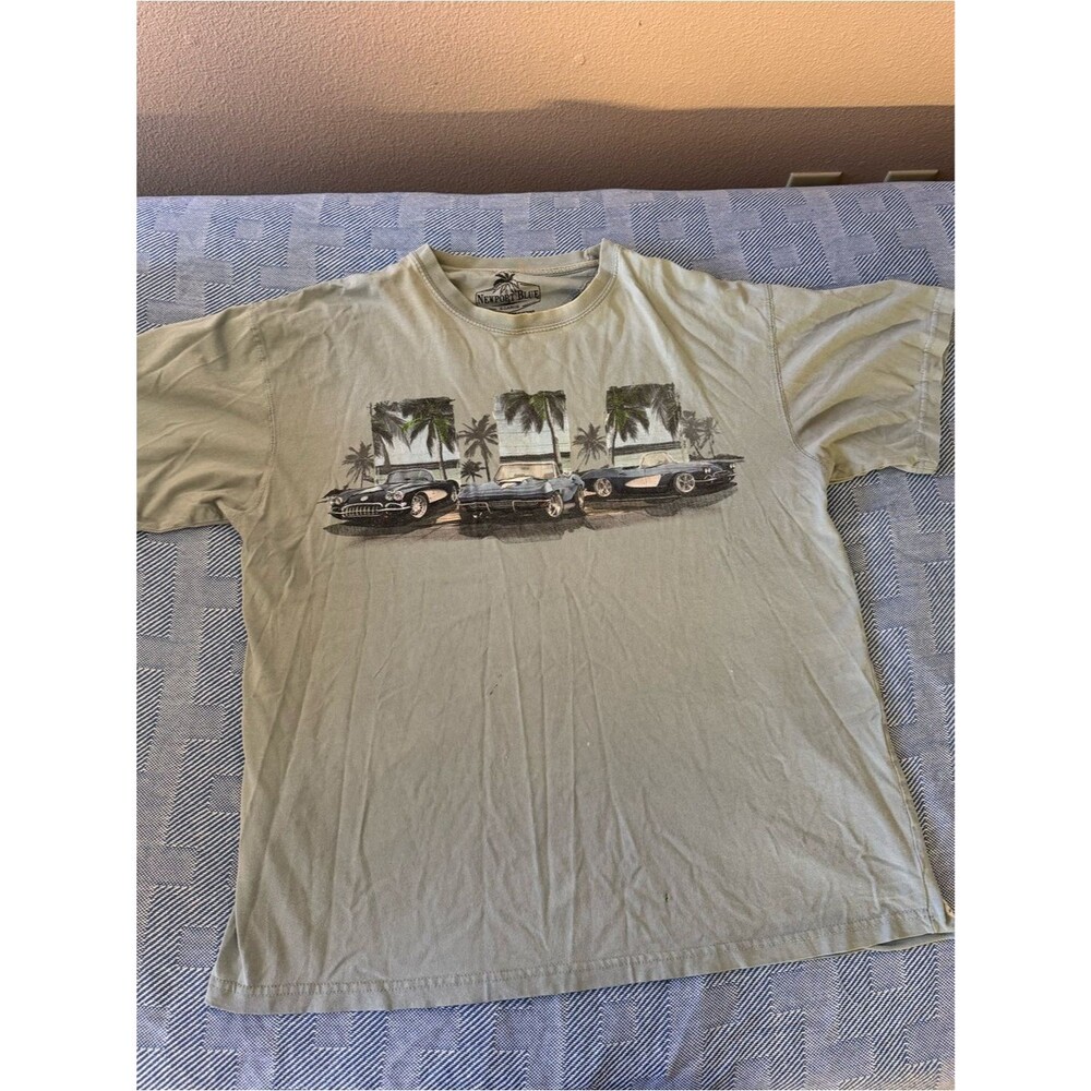 Palm & Classic Car Graphic Tee